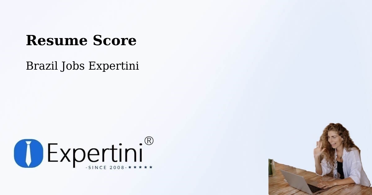 Resume Score & Job Description Match Tool – Sobral - Brazil Jobs Expertini